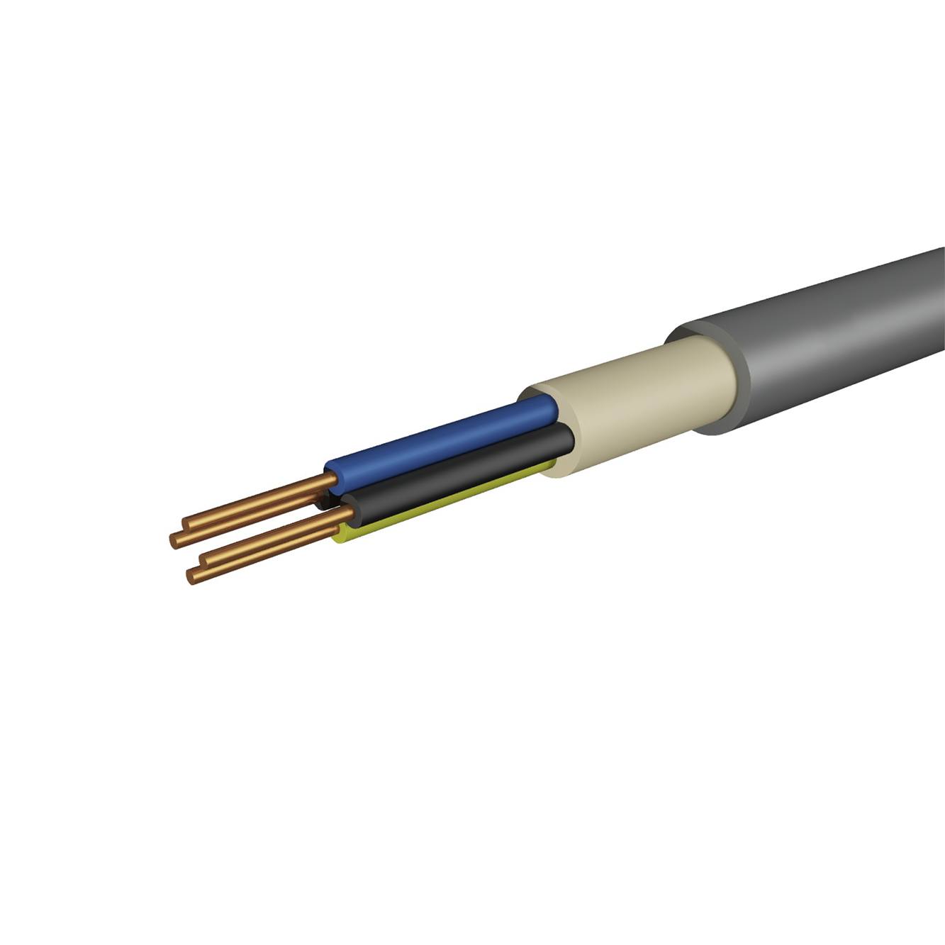 Elektrik kabeli KhazarCable NYM–J 4 х 4