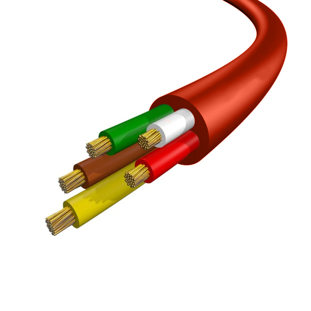 Elektrik kabeli KhazarCable H03VVH2-F 5 x 4