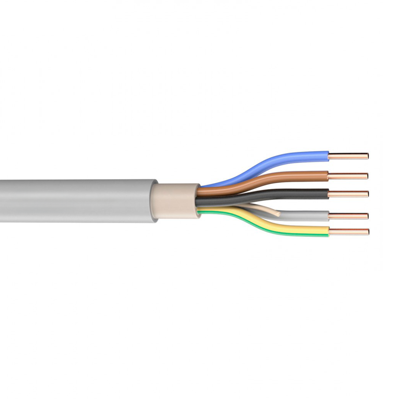 Elektrik kabeli KhazarCable NYM–O 5 х 6